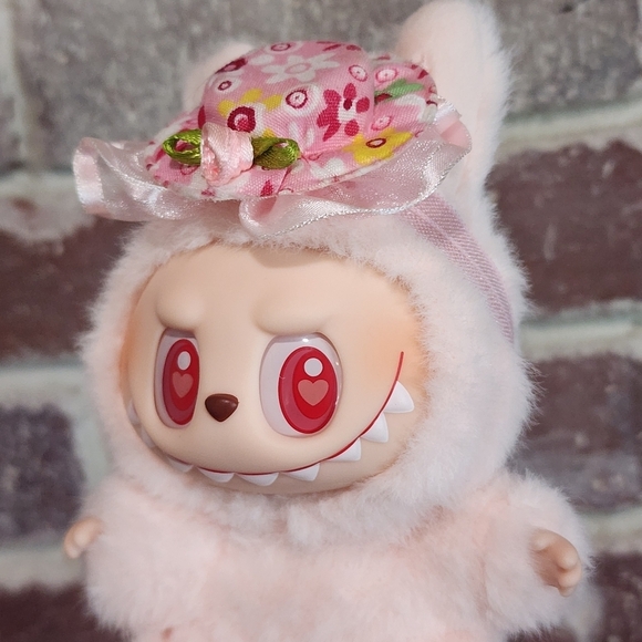 Labubu Pink Hat Headband - Picture 2 of 4